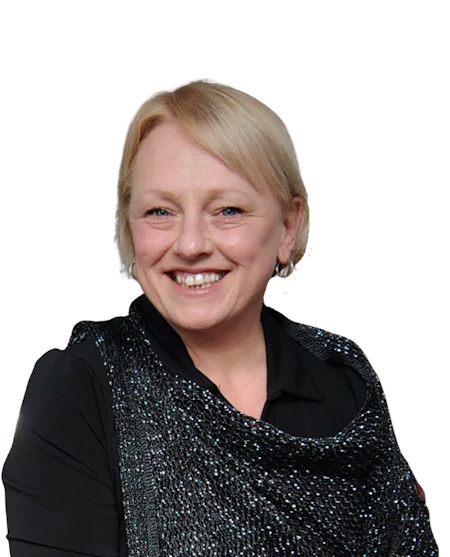 Geneviève, orthopédagogue souriante, spécialiste du français et des stratégies d’apprentissage